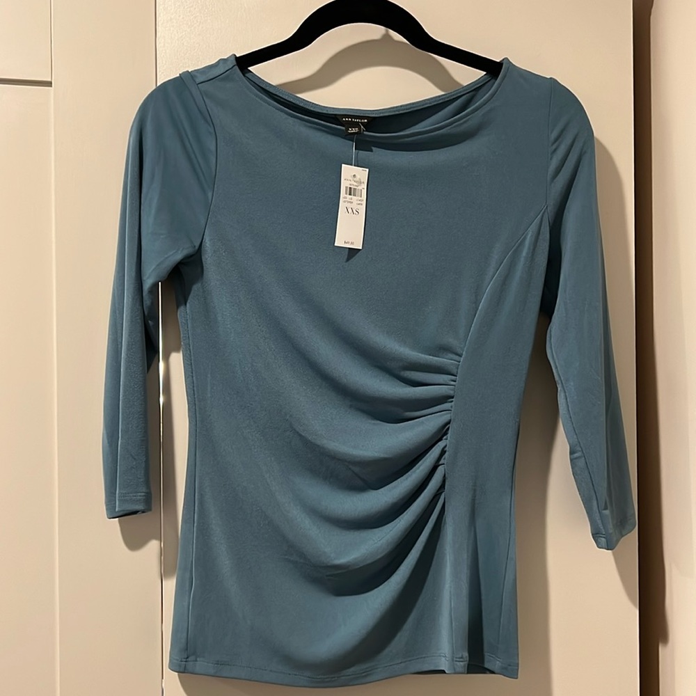 Ann Taylor Side Ruched Top